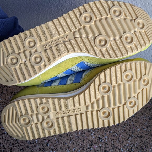 BRAND NEW! With Tags! Adidas SL 72 RS Yellow and Blue sneakers Unisex M8 W9 - Picture 4 of 4